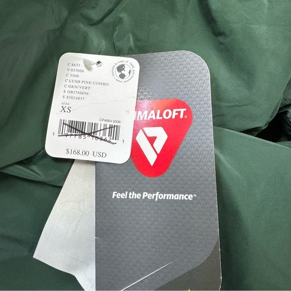 NWT Free People FP Movement Outpost Bomber Jacket Puffer Coat Green - Picture 3 of 10